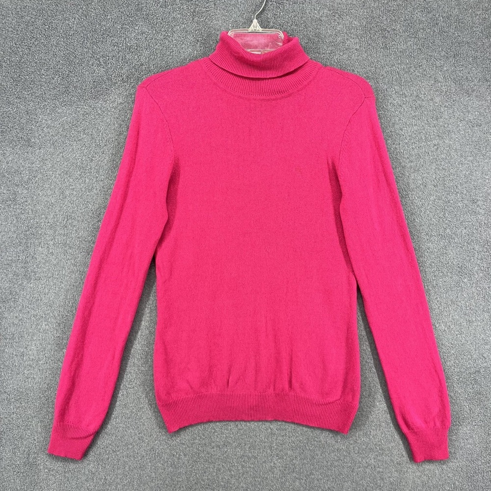 Lauren Ralph Lauren 100% Cashmere Exclusive Sweater Womens Large Hot Pink‎